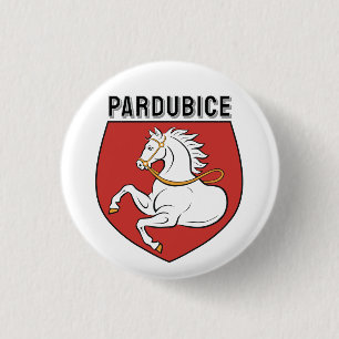 Wappen von Pardubice, Tschechische Republik Button
