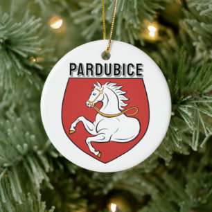 Wappen von Pardubice, Tschechische Republik Keramik Ornament
