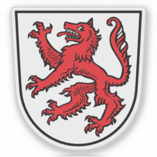 Wappen von Passau, Deutschland Aufkleber
