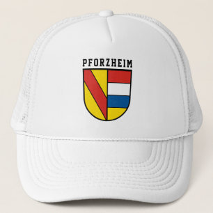 Wappen von Pforzheim, Deutschland Truckerkappe