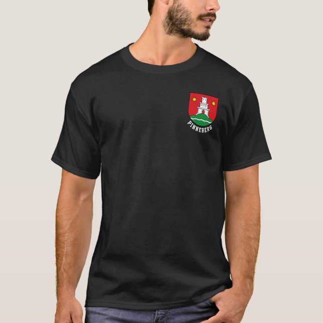 Wappen von Pinneberg, Deutschland T-Shirt (Vorderseite)