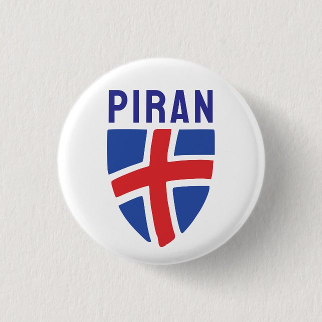 Wappen von Piran, Slowenien Button (Vorderseite)