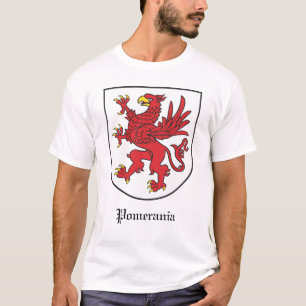 Wappen von Pommern Majestätische Greifen-Kunst T-Shirt