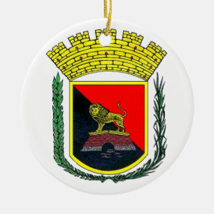 Wappen von Ponce, Puerto Rico Keramik Ornament
