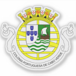 Wappen von portugiesischem Kap Verde (1935-1951) Aufkleber
