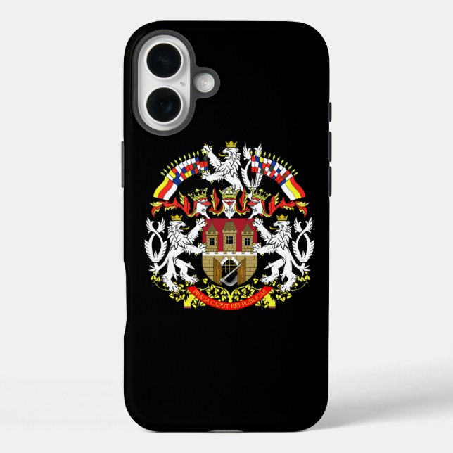 Wappen von Prag Case-Mate iPhone Hülle (Rückseite)