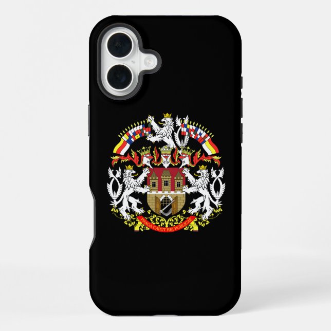 Wappen von Prag iPhone Hülle (Rückseite)
