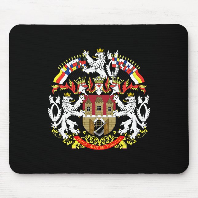 Wappen von Prag Mousepad (Vorne)