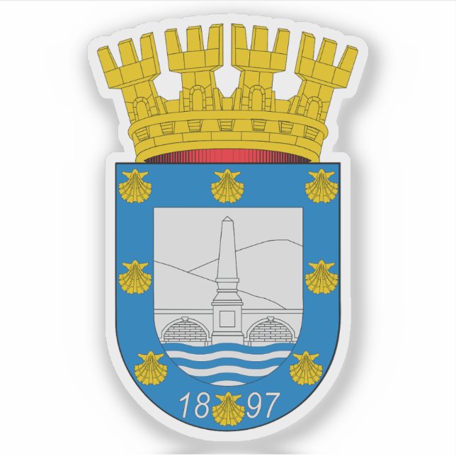 Wappen von Providencia, Chile Aufkleber (Vorderseite)