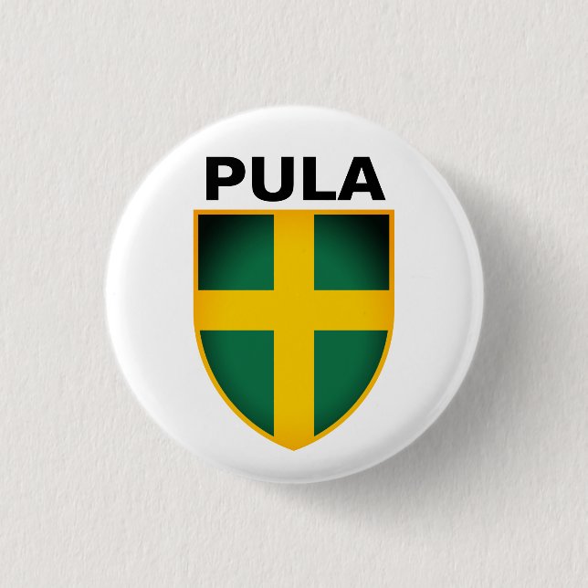 Wappen von Pula (Istrien), Kroatien Button (Vorderseite)