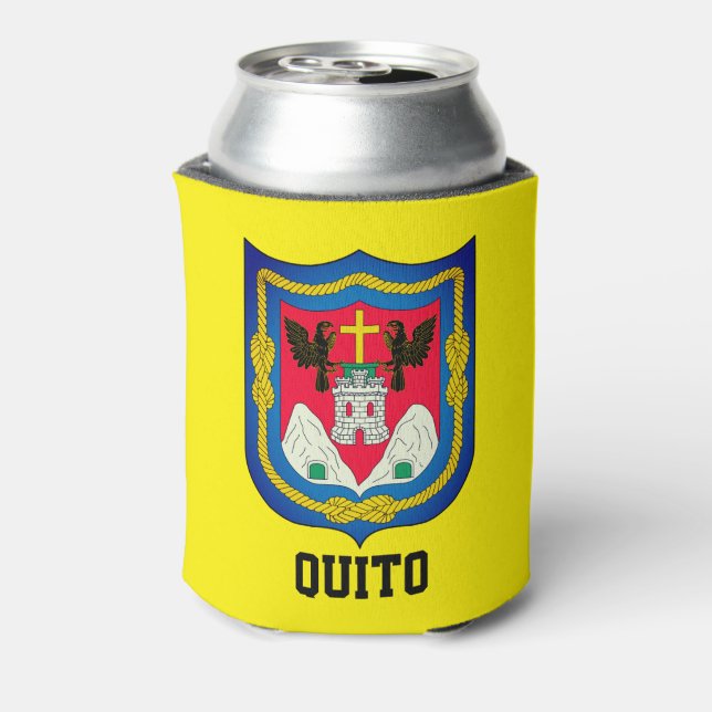 Wappen von Quito, Ecuador Dosenkühler (Kanne Rückseite)