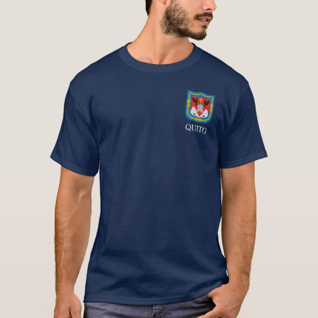 Wappen von Quito, Ecuador T-Shirt (Vorderseite)