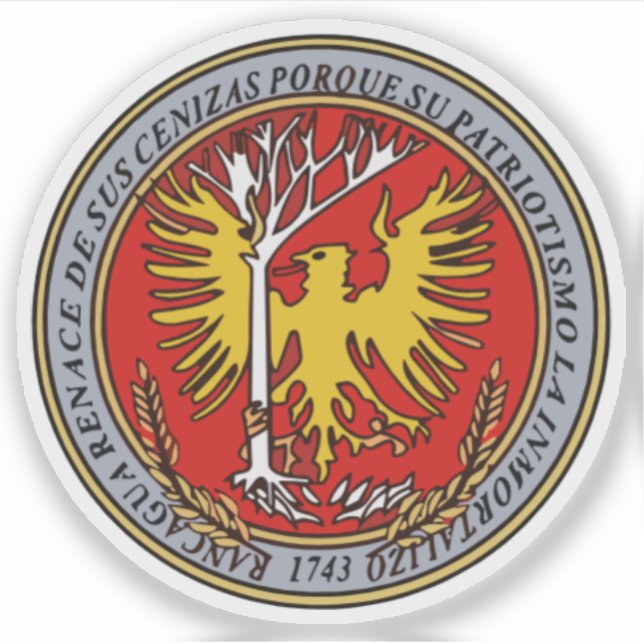 Wappen von Rancagua, Chile Aufkleber (Vorderseite)