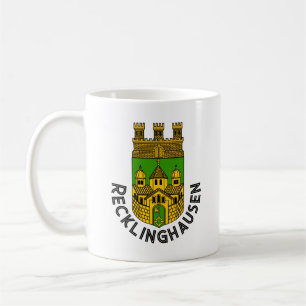 Wappen von Recklinghausen, Deutschland Kaffeetasse