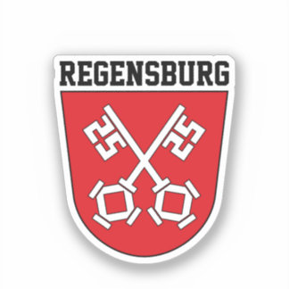 Wappen von Regensburg, Deutschland Aufkleber