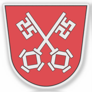 Wappen von Regensburg, Deutschland Aufkleber