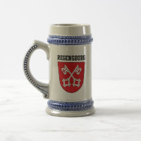 Wappen von Regensburg, Deutschland Beer Stein
