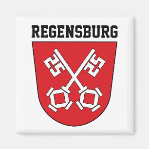 Wappen von Regensburg, Deutschland Magnet