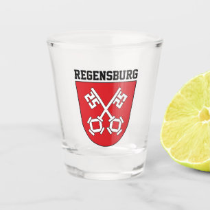 Wappen von Regensburg, Deutschland Shot Glass Schnapsglas