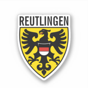 Wappen von Reutlingen, Deutschland Aufkleber
