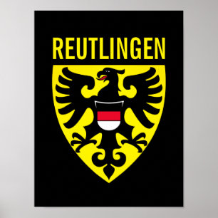 Wappen von Reutlingen - Deutschland Poster