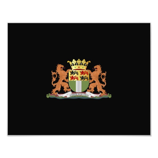 Wappen von Rotterdam Fotodruck (Vorne)