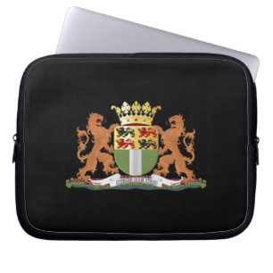 Wappen von Rotterdam Laptopschutzhülle