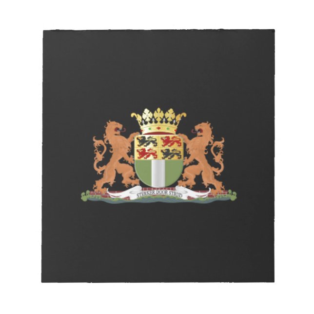 Wappen von Rotterdam Notizblock (Vorderseite)