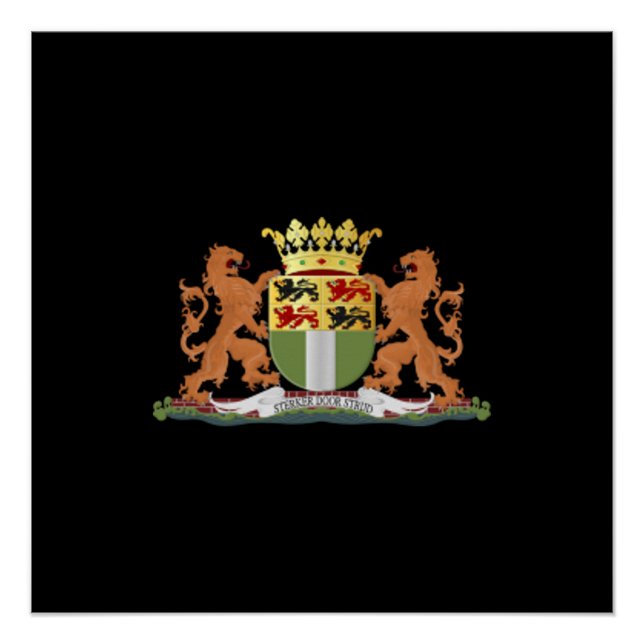 Wappen von Rotterdam Poster (Vorderseite)