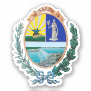 Wappen von Salto, Uruguay Aufkleber