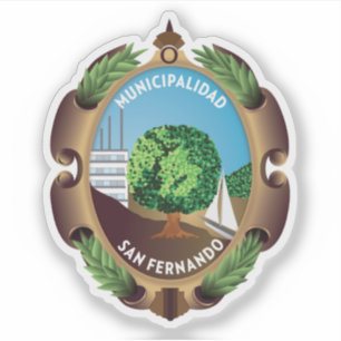 Wappen von San Fernando partido, Argentinien Aufkleber