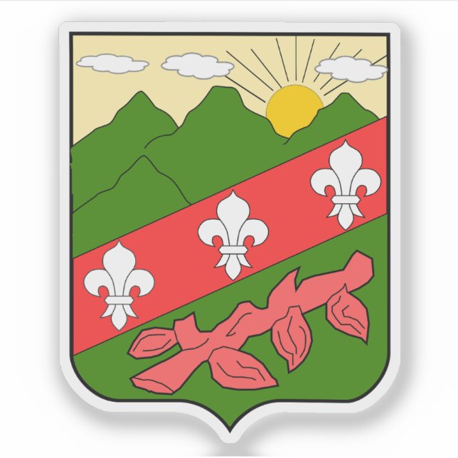 Wappen von San Francisco de Macoris Aufkleber (Vorderseite)
