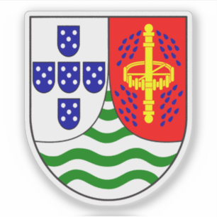 Wappen von São Tomé und Príncipe (1935-1975) Aufkleber
