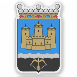 Wappen von Savonlinna, Finnland Aufkleber