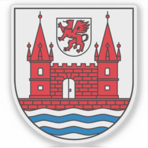 Wappen von Schwedt, Deutschland Aufkleber