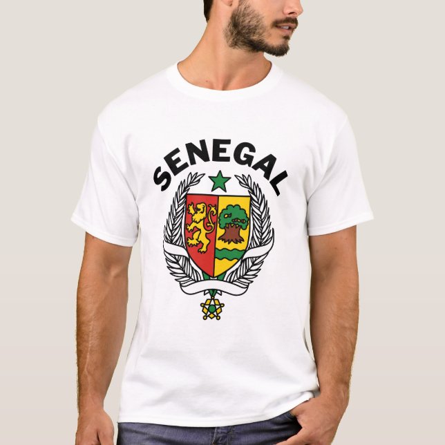 Wappen von Senegal T-Shirt (Vorderseite)