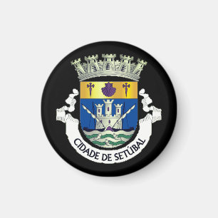 Wappen von Setúbal, PORTUGAL Magnet
