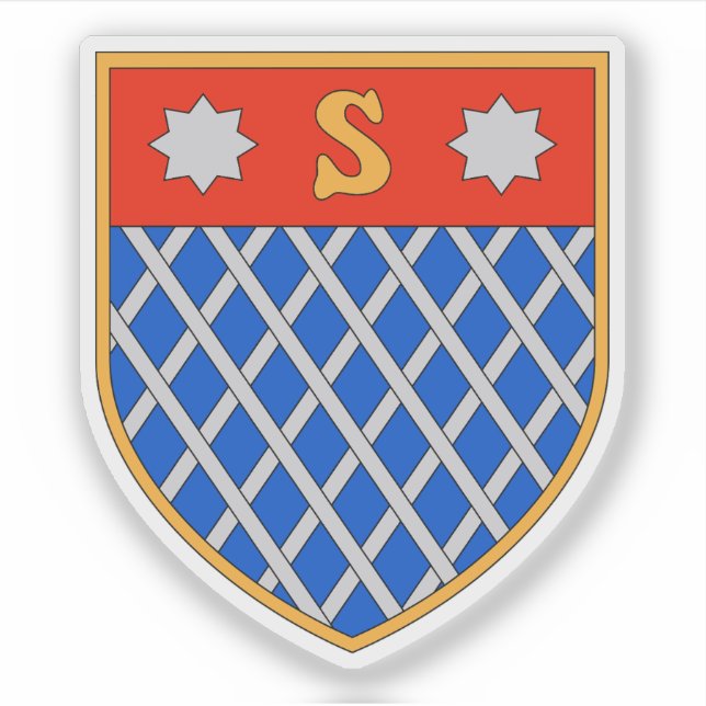 Wappen von Shkodër, Albanien Aufkleber (Vorderseite)