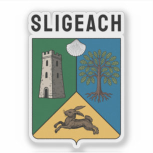 Wappen von Sligo, Irland Aufkleber