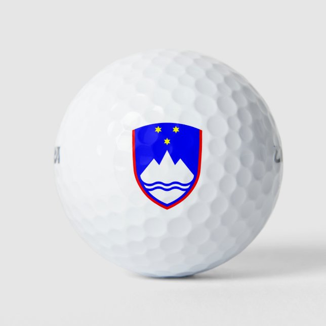 Wappen von SLOWENIEN Golfball (Vorderseite)