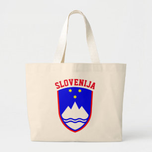 Wappen von SLOWENIEN Jumbo Stoffbeutel