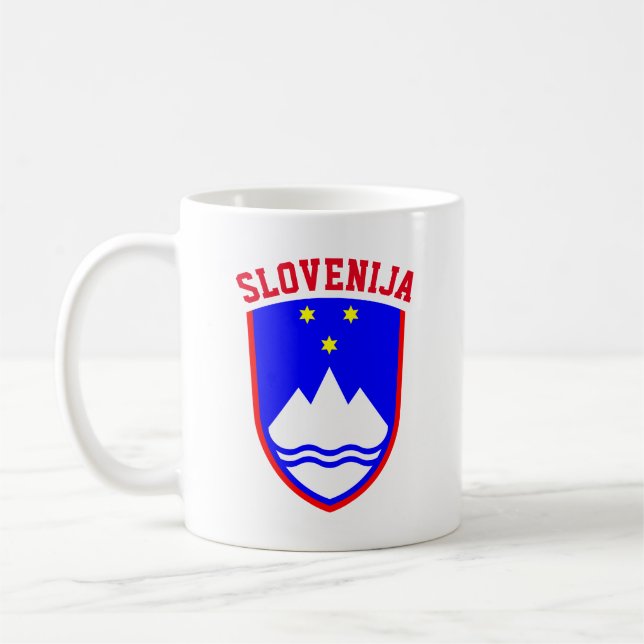 Wappen von SLOWENIEN Kaffeetasse (Links)
