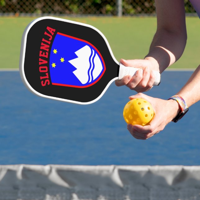 Wappen von SLOWENIEN Pickleball Schläger (InSitu)