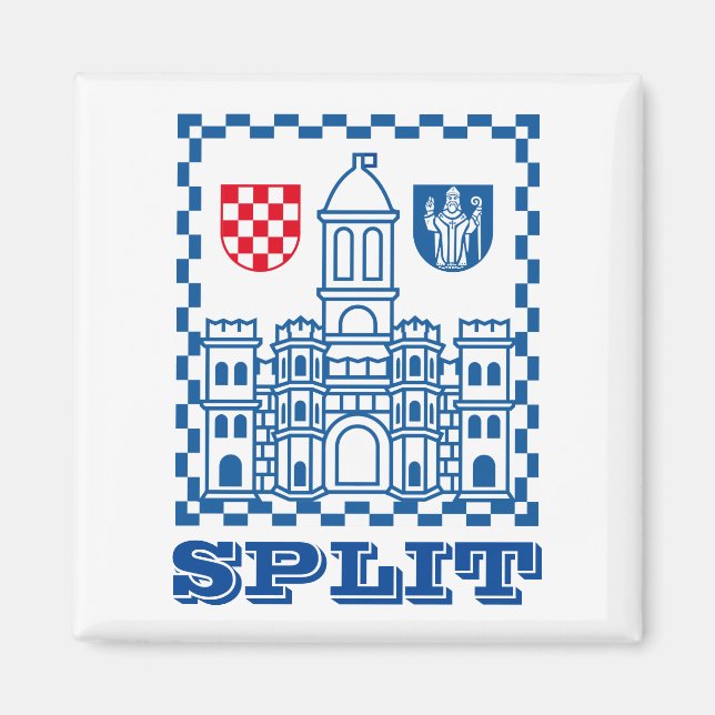 Wappen von Split, Kroatien Magnet (Vorne)