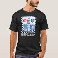 Wappen von Split, T - Shirt Kroatien