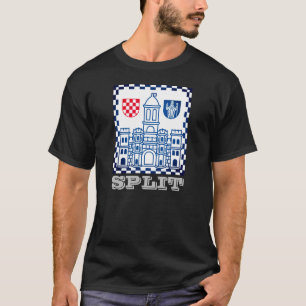 Wappen von Split, T - Shirt Kroatien
