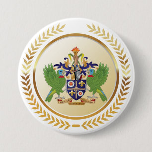 Wappen von St. Lucia Button