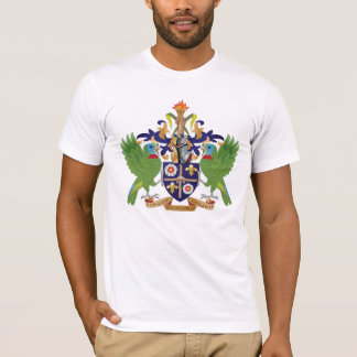 Wappen von St. Lucia T-Shirt