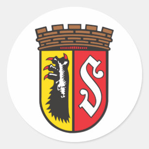 Wappen von Sulingen, Deutschland Runder Aufkleber