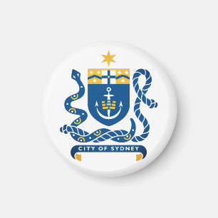 Wappen von Sydney, Australien Magnet